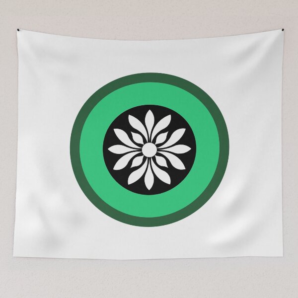 Item preview, Dancheong; white flower. designed and sold by Rajoletta.