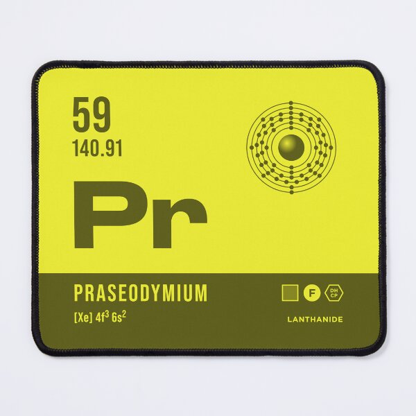 Item preview, 59 Praseodymium Periodic Table Element Dark designed and sold by VoodooCircus.