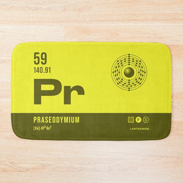 Artikelvorschau, 59 Praseodym Periodensystem Element Dunkel entworfen und verkauft von VoodooCircus.