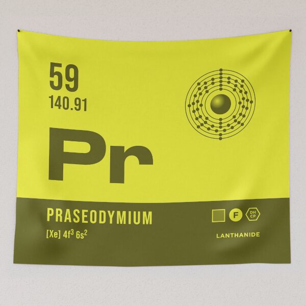 Item preview, 59 Praseodymium Periodic Table Element Dark designed and sold by VoodooCircus.