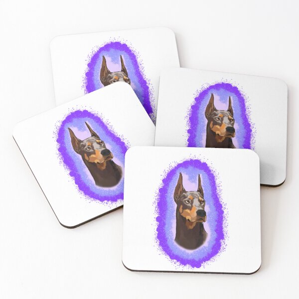 Item preview, Doberman Pincher purple Splash designed and sold by DawnCatcher20.