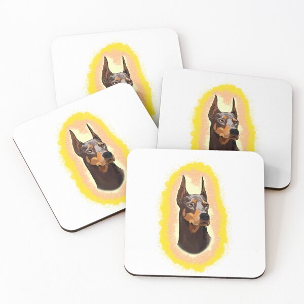 Item preview, Doberman Pincher Yellow Splash designed and sold by DawnCatcher20.