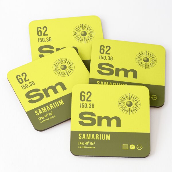 Item preview, 62 Samarium Periodic Table Element Dark designed and sold by VoodooCircus.