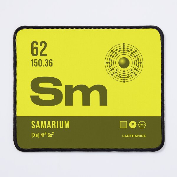 Item preview, 62 Samarium Periodic Table Element Dark designed and sold by VoodooCircus.