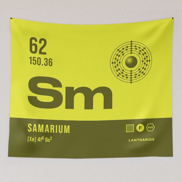 Item preview, 62 Samarium Periodic Table Element Dark designed and sold by VoodooCircus.