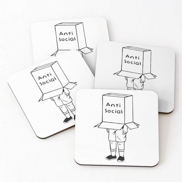 Item preview, Boxed Out – Antisocial Statement Ink Art designed and sold by InkStation24.