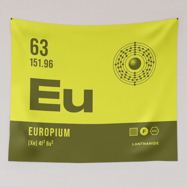 Item preview, 63 Europium Periodic Table Element Dark designed and sold by VoodooCircus.