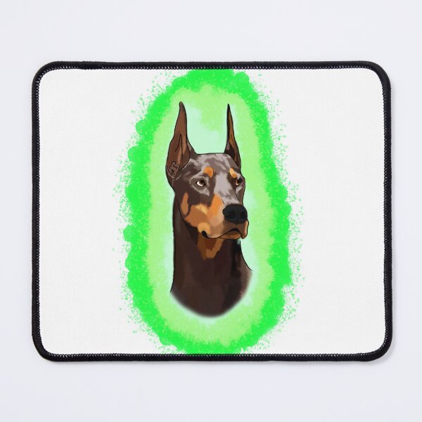 Item preview, Doberman Pincher Green Splash designed and sold by DawnCatcher20.