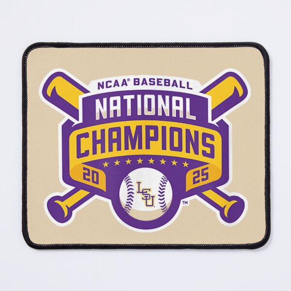 Item preview, Purple Gold Tigers Baseball 2025 College Champions Logo Fan T-Shirt designed and sold by NaserRinye.