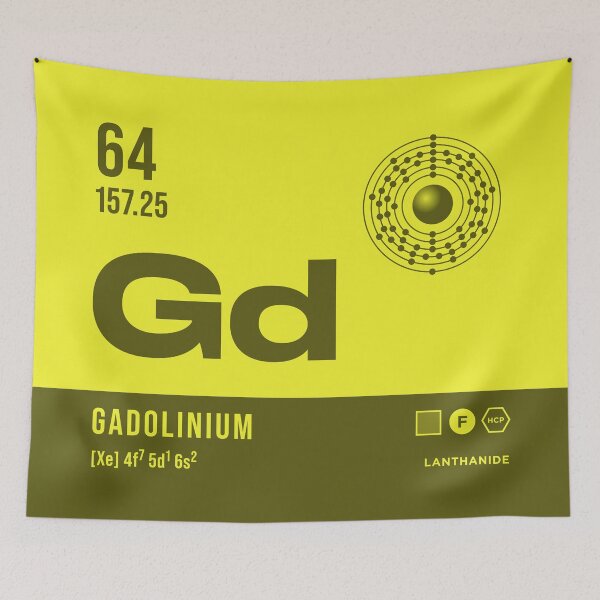 Item preview, 64 Gadolinium Periodic Table Element Dark designed and sold by VoodooCircus.
