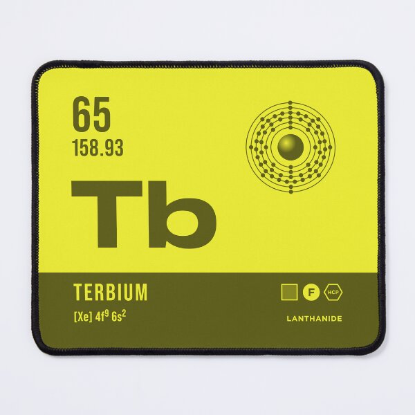 Item preview, 65 Terbium Periodic Table Element Dark designed and sold by VoodooCircus.