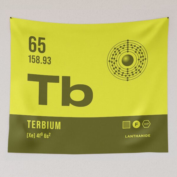 Item preview, 65 Terbium Periodic Table Element Dark designed and sold by VoodooCircus.