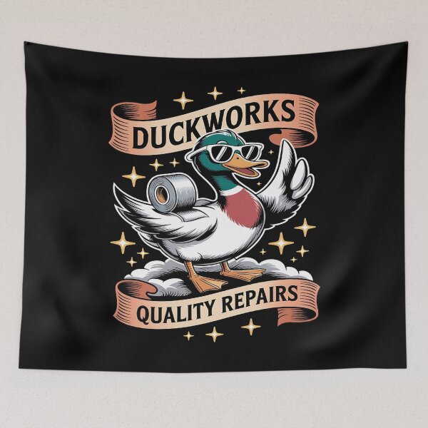 Item preview, Duct tape - Hoop dreams - Dunk life - Duck dunk - Slam dunk - Handyman - Repairs designed and sold by JansenGS.