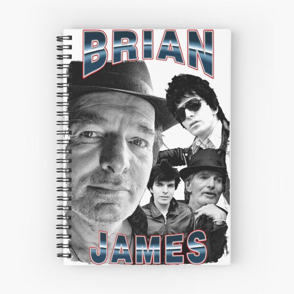 Item preview, vintage brian james with grainy texture monochrome theme designed and sold by asth77.