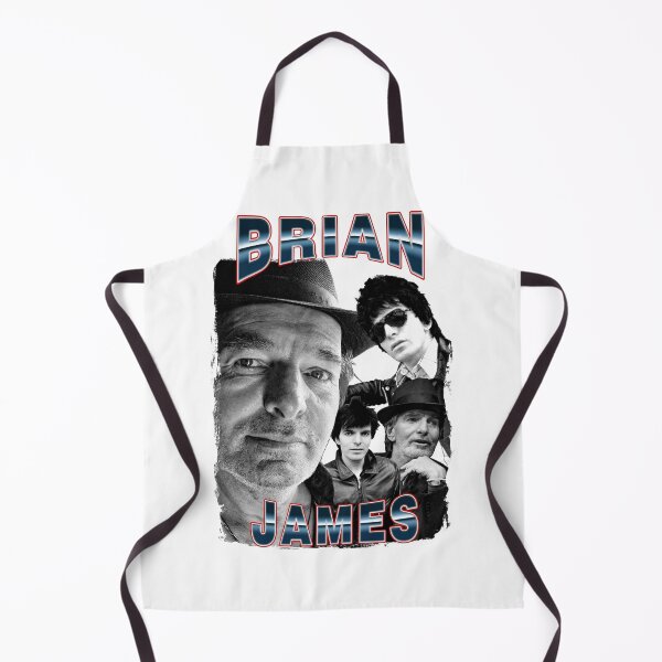Item preview, vintage brian james with grainy texture monochrome theme designed and sold by asth77.