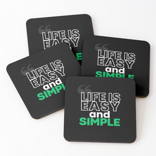 Item preview, Life is easy and simple ,braf design  designed and sold by Brafdesign.