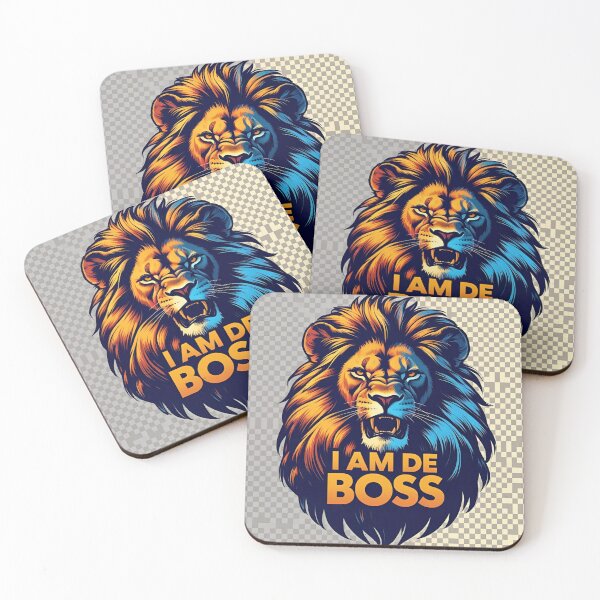 Item preview, I AM THE BOSS Sticker designed and sold by GV-79.