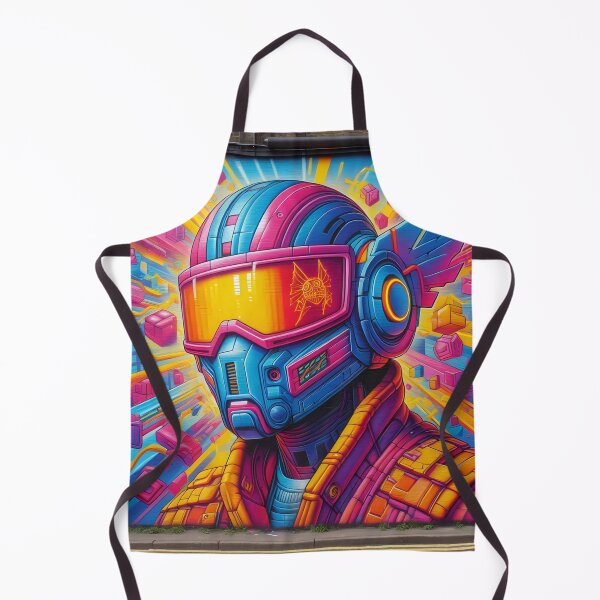Artikelvorschau, Neon Future: Cyber Sentinel Street Art entworfen und verkauft von aminz4.