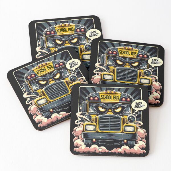 Item preview, Back Again?? Angry School Bus – Funny Back to School  designed and sold by Fragy72.