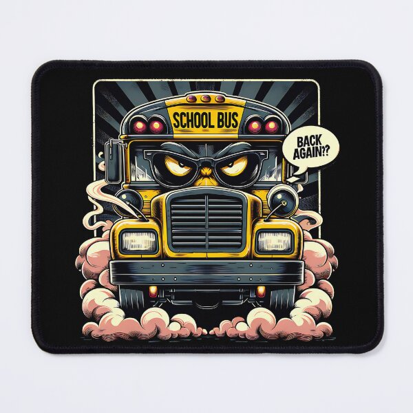 Item preview, Back Again?? Angry School Bus – Funny Back to School designed and sold by Fragy72.