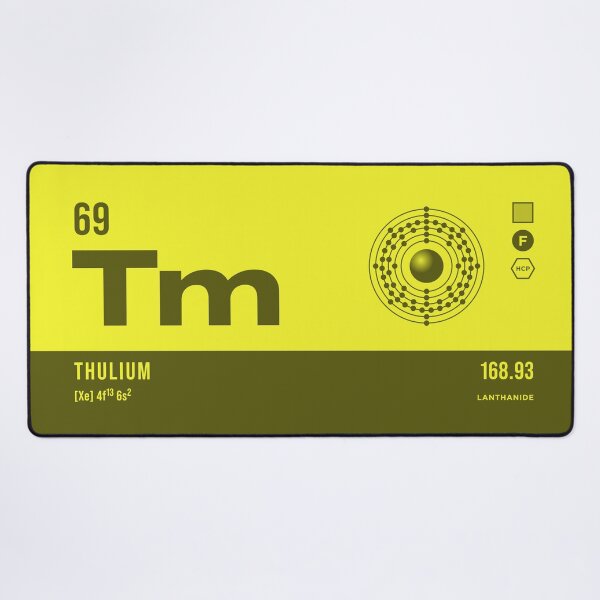 Item preview, 69 Thulium Periodic Table Element Dark designed and sold by VoodooCircus.