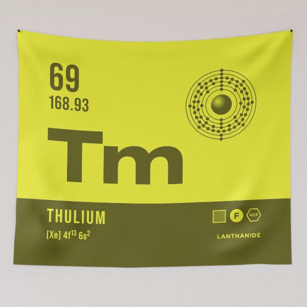 Item preview, 69 Thulium Periodic Table Element Dark designed and sold by VoodooCircus.