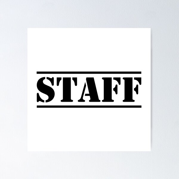 Item preview, STAFF designed and sold by Aspretto.