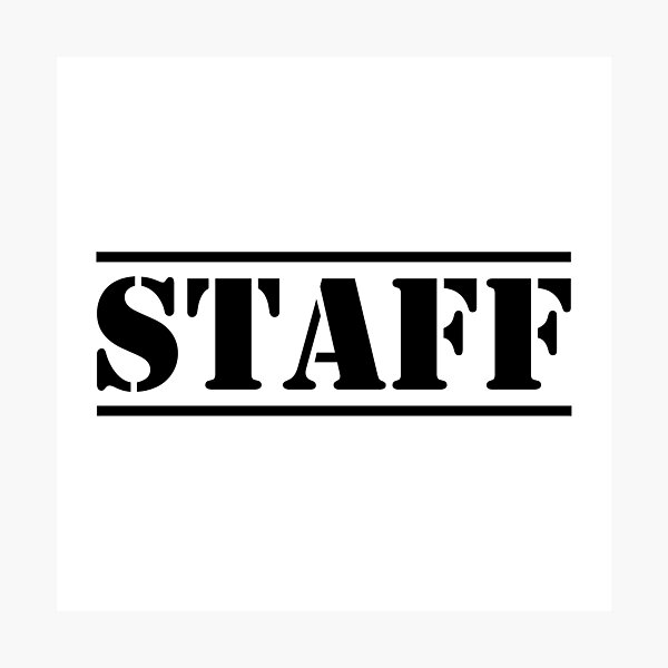 Item preview, STAFF designed and sold by Aspretto.