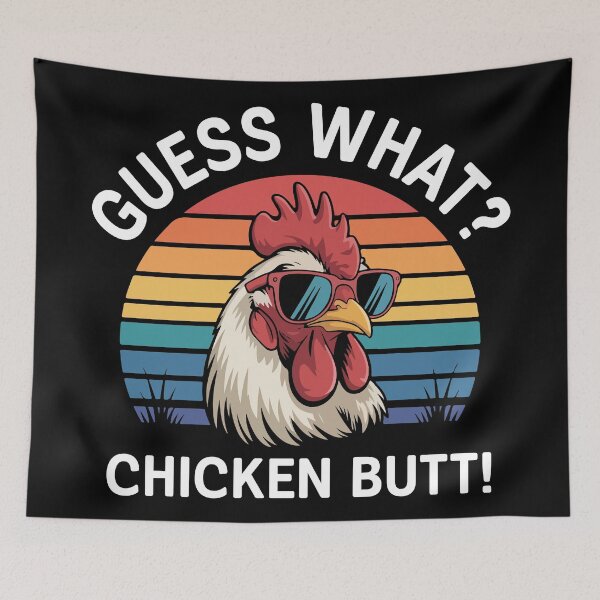 Item preview, Guess What Chicken Butt designed and sold by Hairball-Pets.