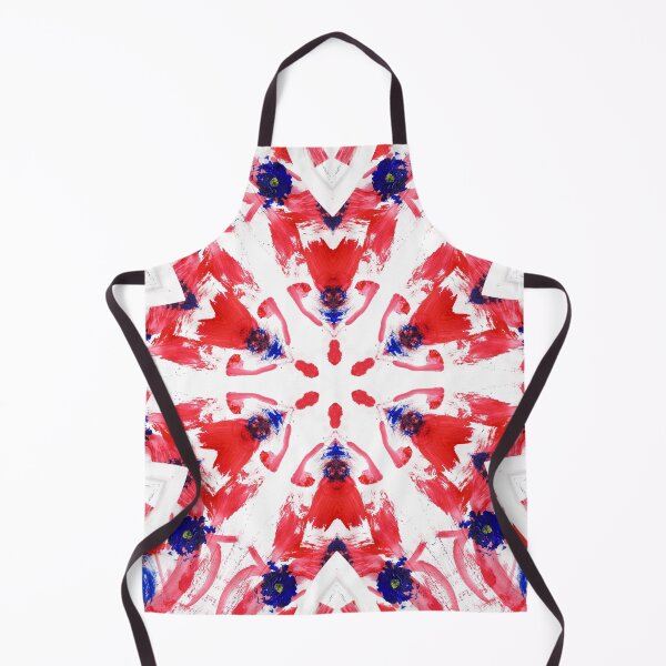 Item preview, Red Blue Mandala Floral Kaleidoscope designed and sold by SpieklyArt.