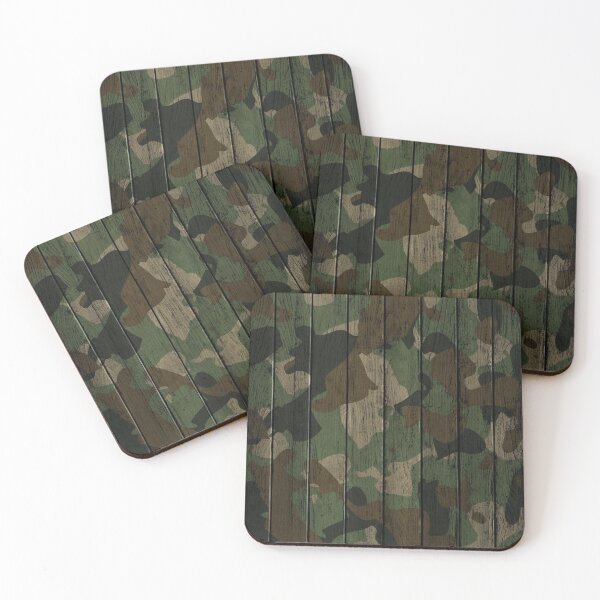 Item preview, Woodland Camouflage on Rustic Wooden Planks Texture designed and sold by BestDetailer.