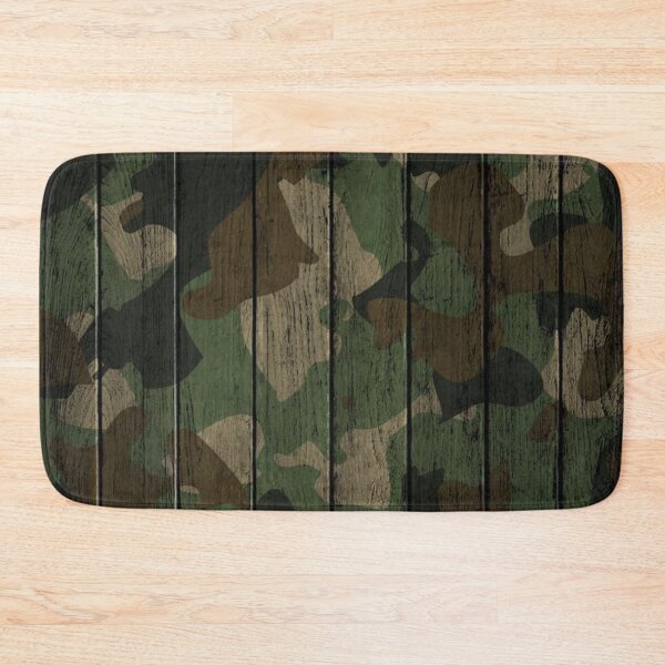 Artikelvorschau, Woodland Camouflage auf rustikalen Holzplanken Textur entworfen und verkauft von BestDetailer.