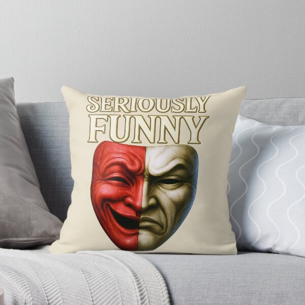 Item preview, Seriously Funny Tragedy Comedy Mask Art – Dark Humor Theater Design designed and sold by Shoot-The-Moon.