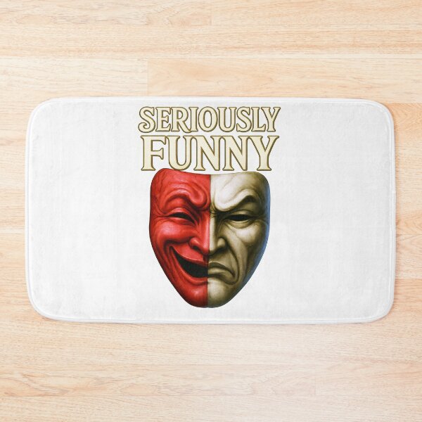 Item preview, Seriously Funny Tragedy Comedy Mask Art – Dark Humor Theater Design designed and sold by Shoot-The-Moon.