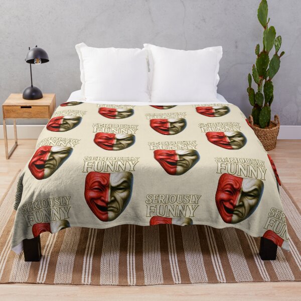 Item preview, Seriously Funny Tragedy Comedy Mask Art – Dark Humor Theater Design designed and sold by Shoot-The-Moon.