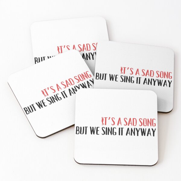 Item preview, It's a Sad Song, but we Sing it Anyway designed and sold by BookishStyle.