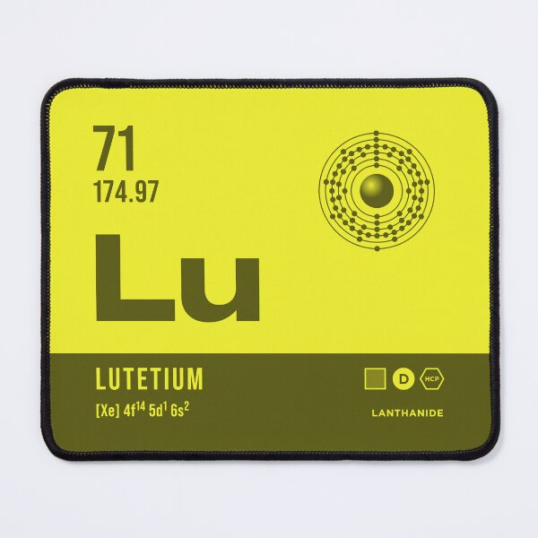 Item preview, 71 Lutetium Periodic Table Element Dark designed and sold by VoodooCircus.
