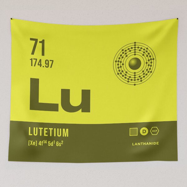 Item preview, 71 Lutetium Periodic Table Element Dark designed and sold by VoodooCircus.