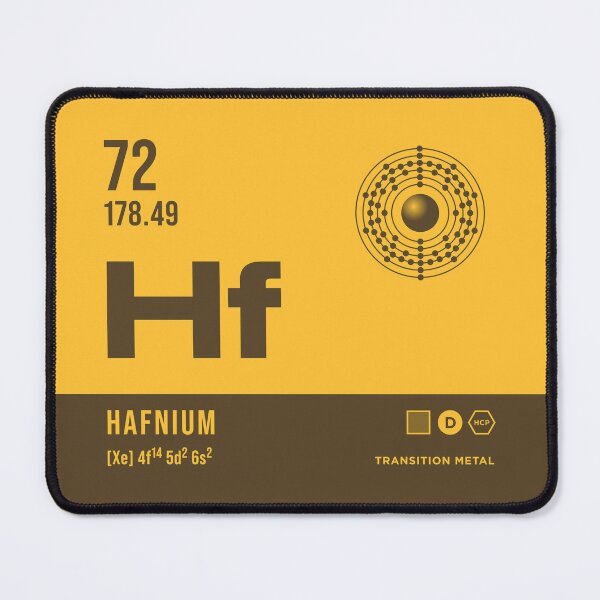 Item preview, 72 Hafnium Periodic Table Element Dark designed and sold by VoodooCircus.