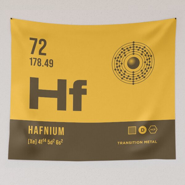 Item preview, 72 Hafnium Periodic Table Element Dark designed and sold by VoodooCircus.