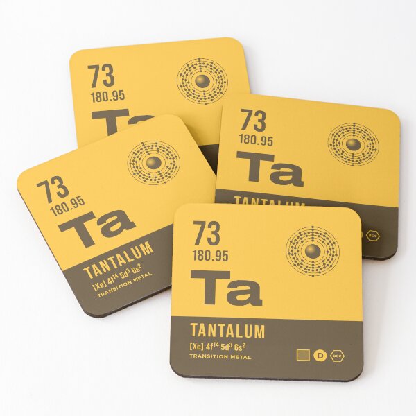 Item preview, 73 Tantalum Periodic Table Element Dark designed and sold by VoodooCircus.