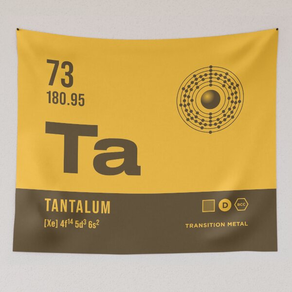 Item preview, 73 Tantalum Periodic Table Element Dark designed and sold by VoodooCircus.
