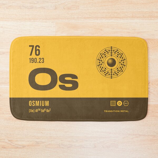 Item preview, 76 Osmium Periodic Table Element Dark designed and sold by VoodooCircus.