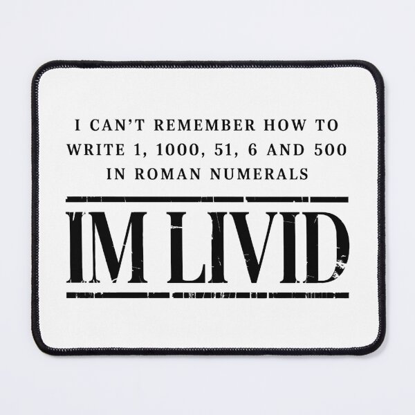 Item preview, I'm Livid designed and sold by Angry Swan Designs.