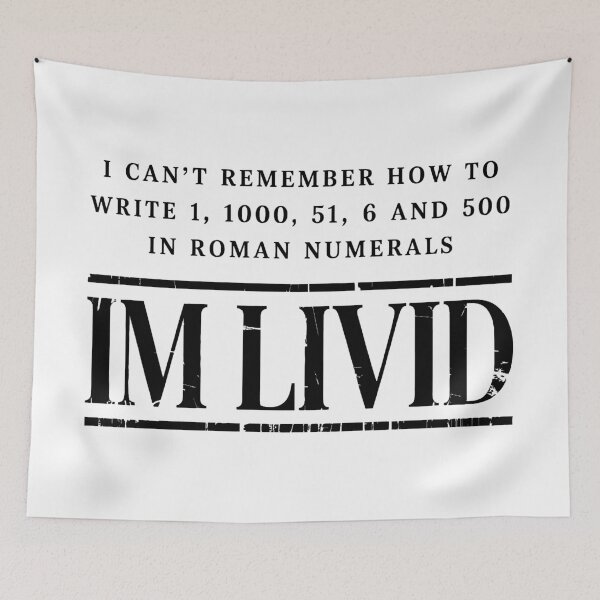 Item preview, I'm Livid designed and sold by Angry Swan Designs.