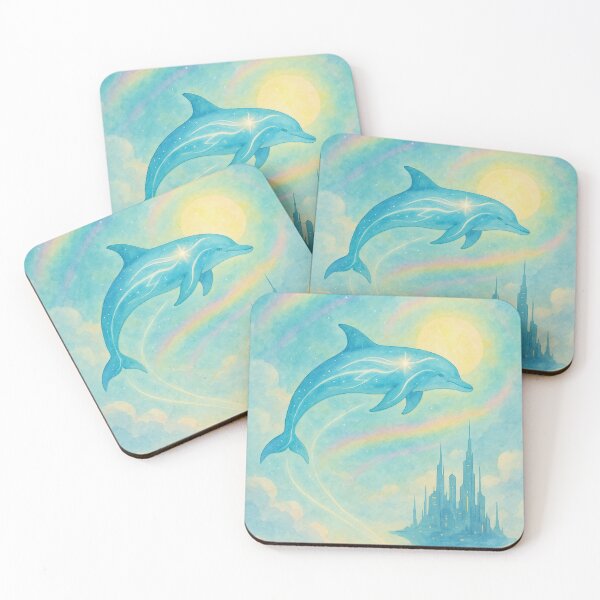 Item preview, Celestial Dolphin over the Sky Kingdom designed and sold by Itjung-Room.