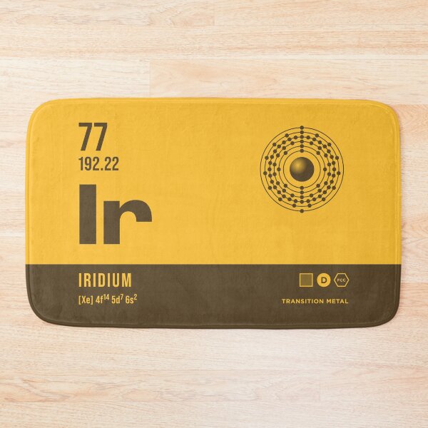 Item preview, 77 Iridium Periodic Table Element Dark designed and sold by VoodooCircus.