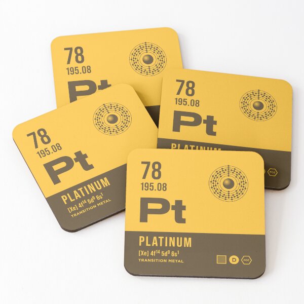 Item preview, 78 Platinum Periodic Table Element Dark designed and sold by VoodooCircus.