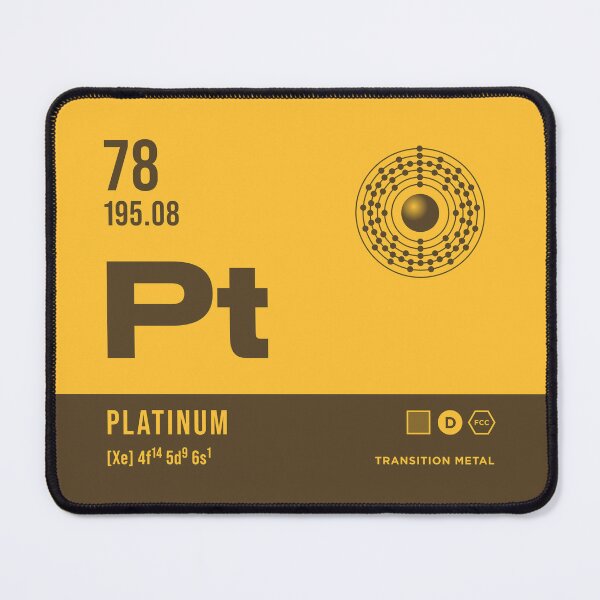 Item preview, 78 Platinum Periodic Table Element Dark designed and sold by VoodooCircus.