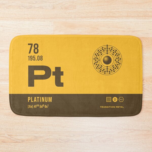 Item preview, 78 Platinum Periodic Table Element Dark designed and sold by VoodooCircus.